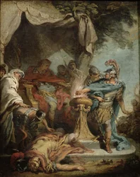 Mucius Scaevola devant Porsenna